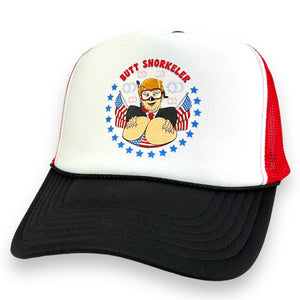 Butt Snorkeler Independence Trucker Hat