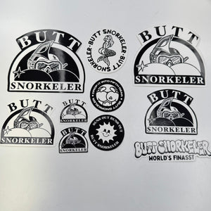 Butt Snorkeler Sticker Pack