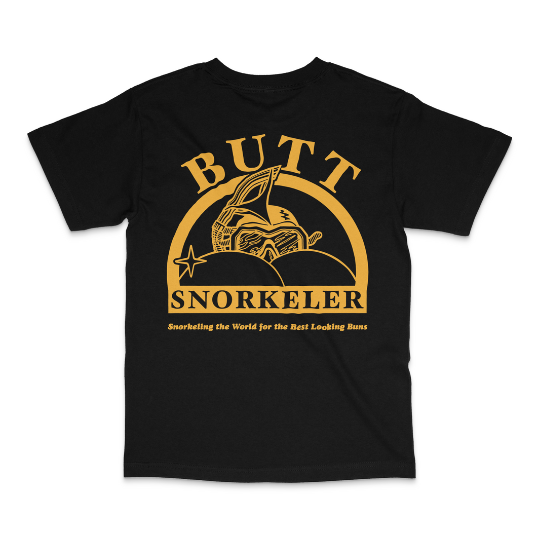 Butt Snorkeler Custom Printed T-Shirt