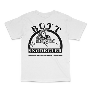 Butt Snorkeler Custom Printed T-Shirt